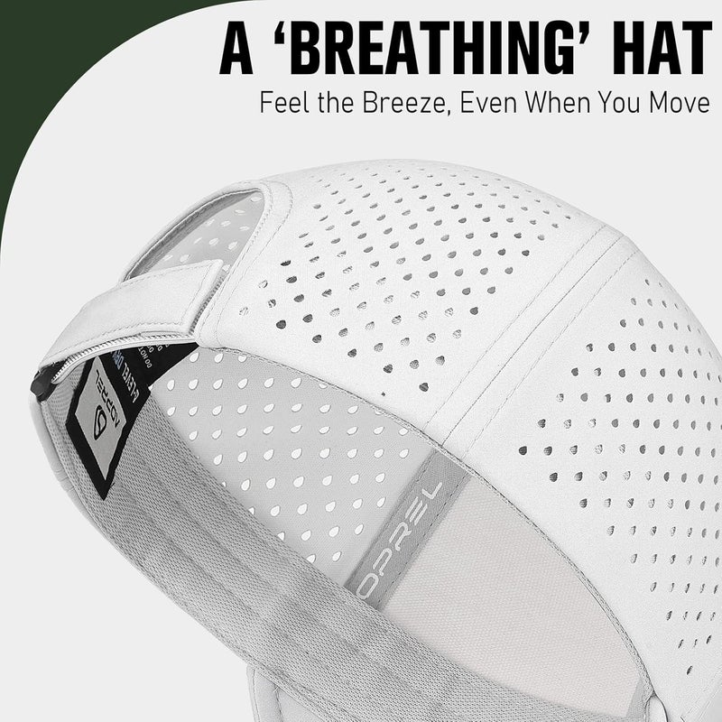 AOPREL Baseball Cap Breathable Mesh Golf Hat Quick Dry Adjustable Baseball Hats for Men and Women Sport Running Workout - Image 3